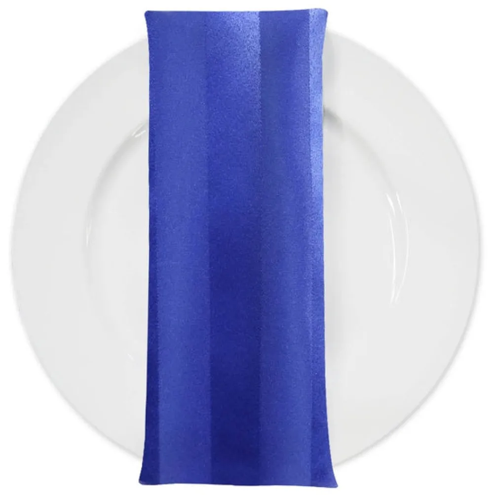 Imperial Stripe Table Napkin in Royal