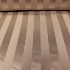 Imperial Stripe Table Runner in Taupe