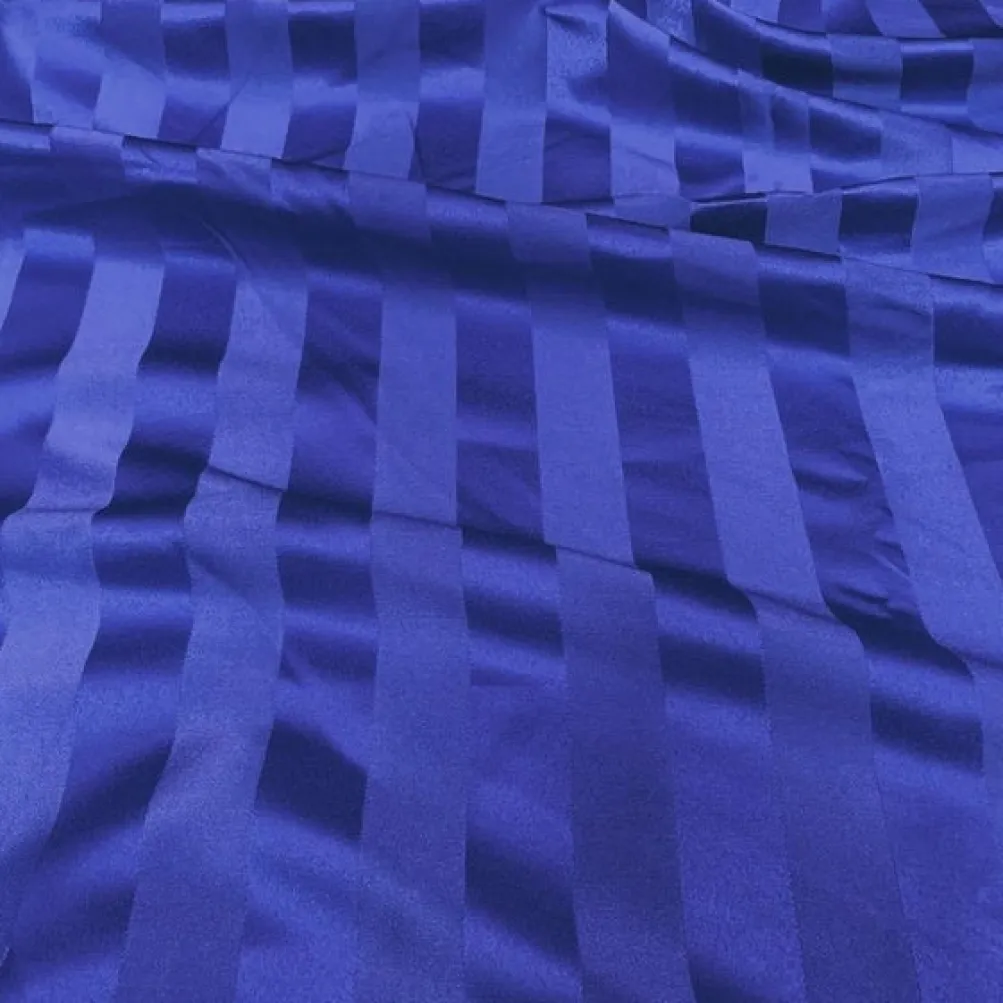 Imperial Stripe Table Runner in Royal