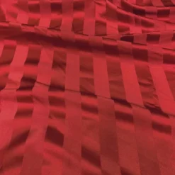 Imperial Stripe Table Runner in Red
