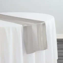 Imperial Stripe Table Runner in Ivory