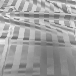Imperial Stripe Table Runner in Silver