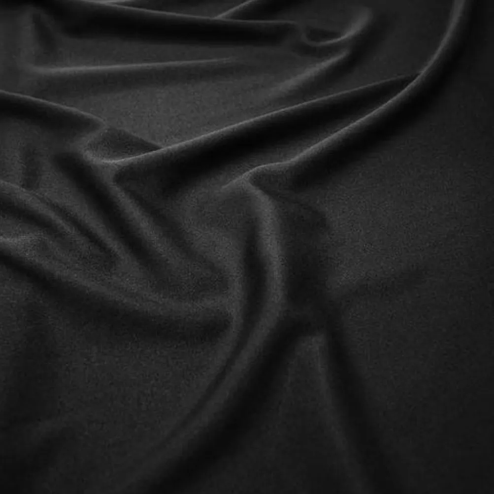 Interlock (Ecoline) Drapery Panel in Black