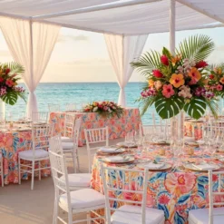 Island Bliss (Poly Print) Table Linen
