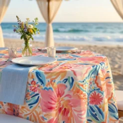 Island Bliss (Poly Print) Table Linen