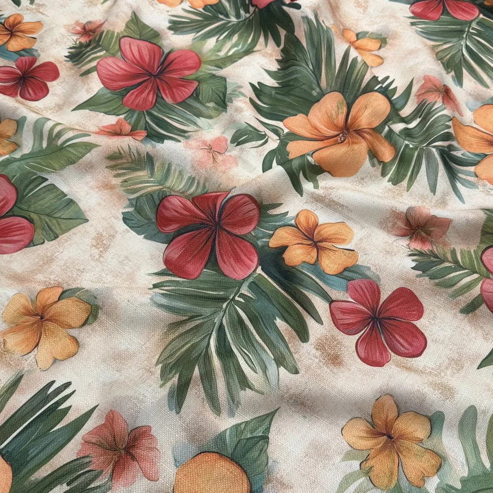 Island Garden (Slub Print) Table Linen