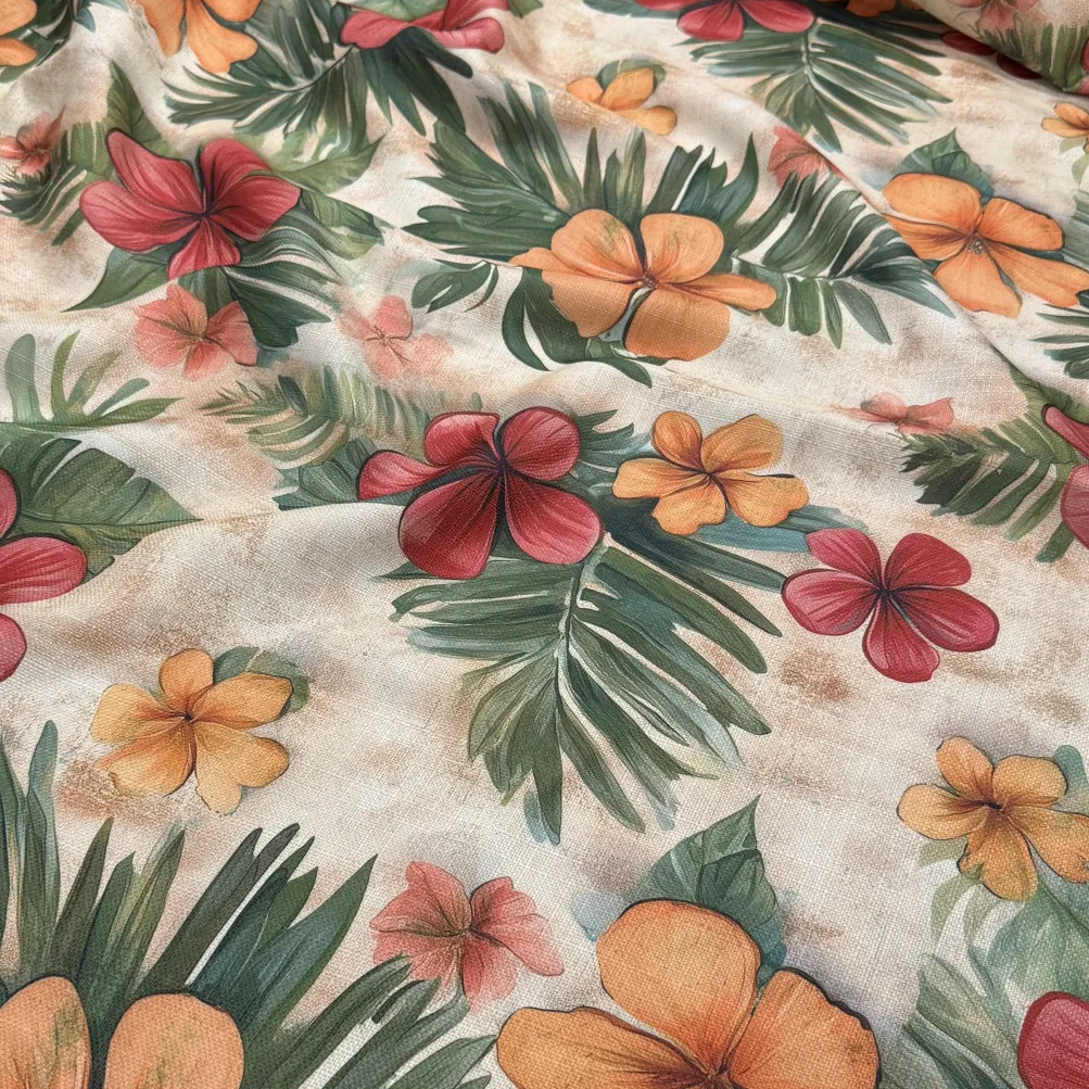 Island Garden (Slub Print) Table Runner