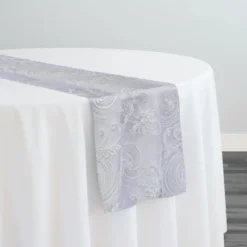 Jasmine Lace Table Runner in White