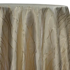 Karawave Jacquard (Reversible) Table Linen in Gold