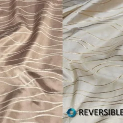 Karawave Jacquard (Reversible) Table Linen in Champagne