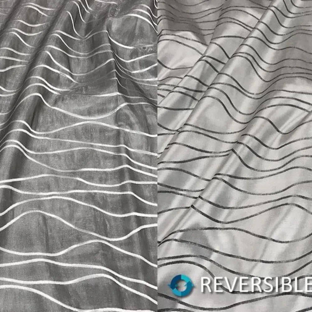 Karawave Jacquard (Reversible) Table Runner in Silver