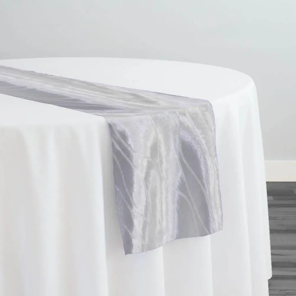 Karawave Jacquard (Reversible) Table Runner in White
