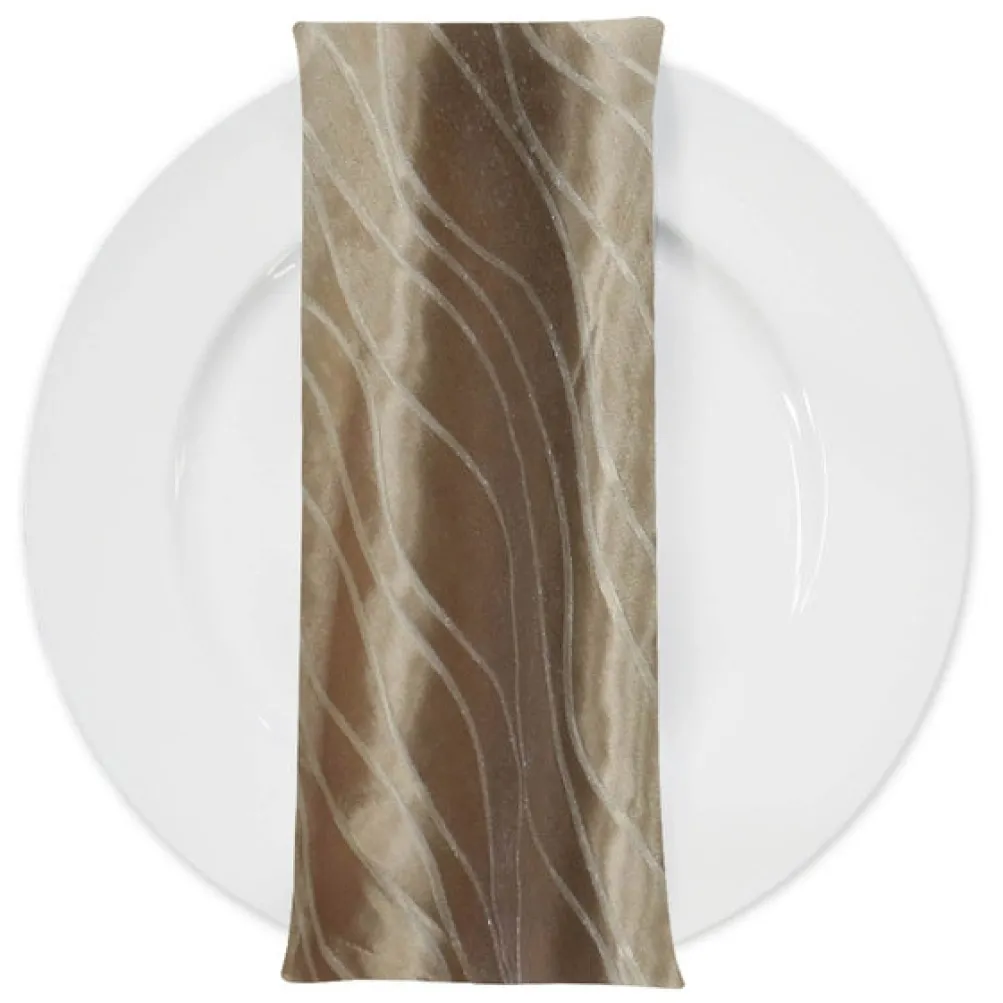 Karawave Jacquard (Reversible) Table Napkin in Gold