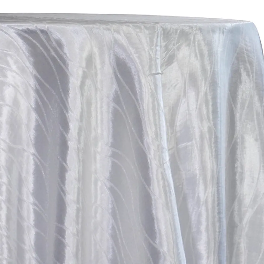 Karawave Jacquard (Reversible) Table Linen in White