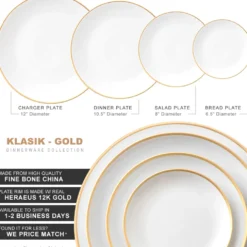 Klasik Collection in White/Gold