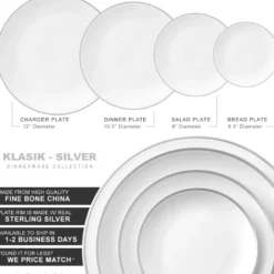 Klasik Collection in White/Silver