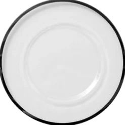 Klasik - Glass Charger Plate in Black (Item # 0241)