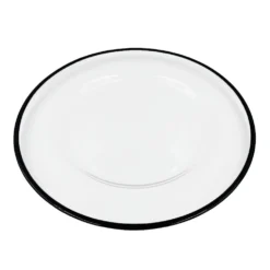Klasik - Glass Charger Plate in Black (Item # 0241)