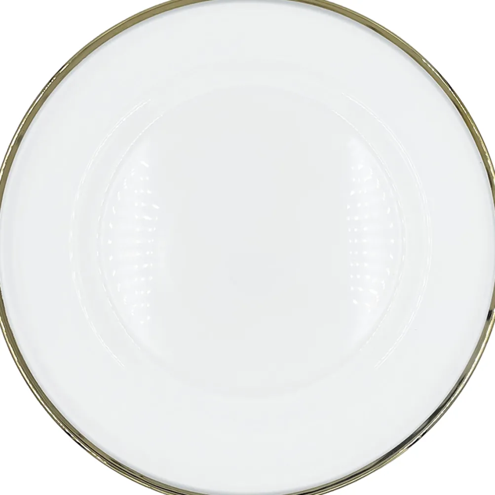 Klasik - Glass Charger Plate in Champagne Gold (Item # 0241)