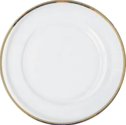 Klasik - Glass Charger Plate in Champagne Gold (Item # 0241)