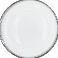 Klasik - Glass Charger Plate in Silver (Item # 0241)