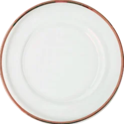 Klasik - Glass Charger Plate in Rose Gold (Item # 0241)