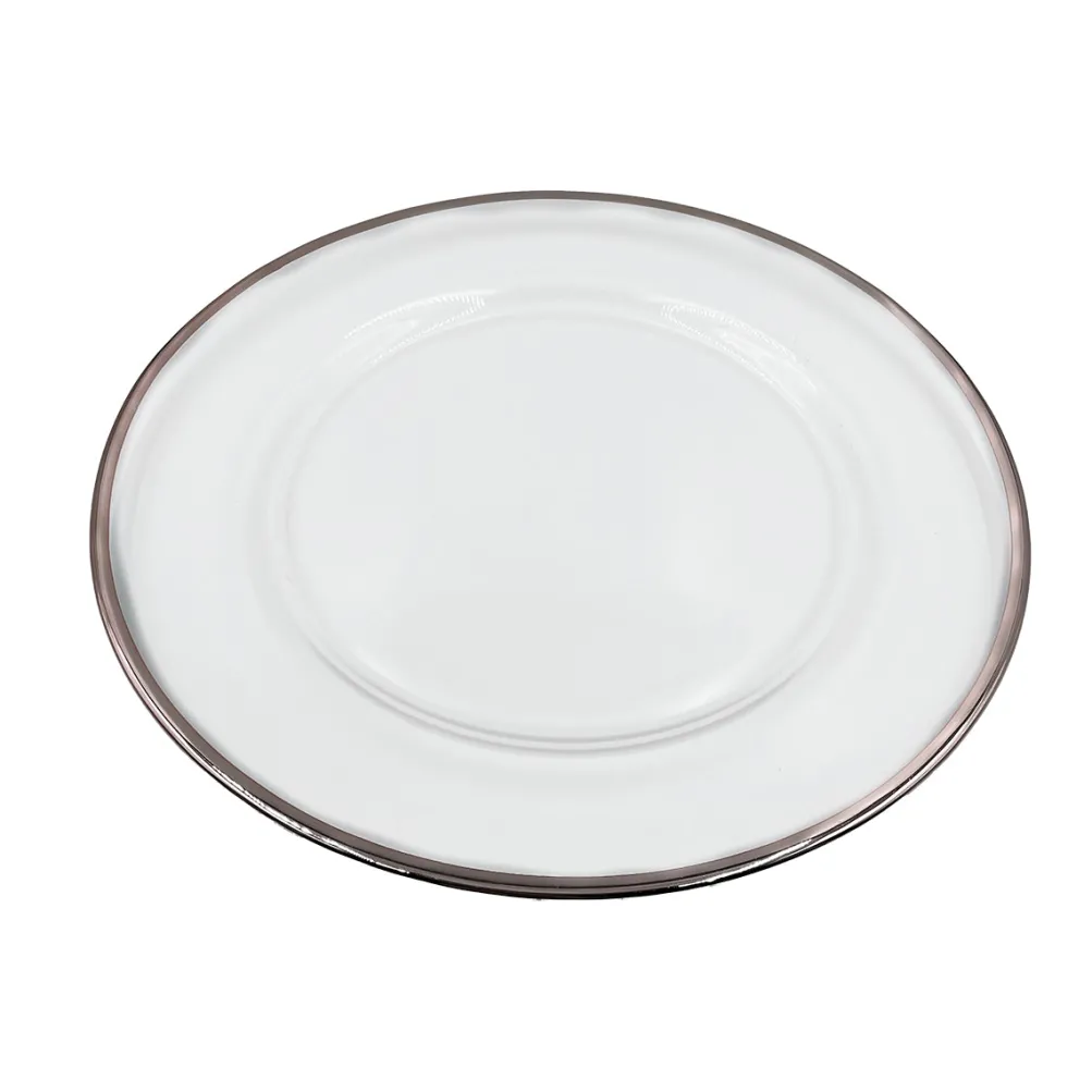 Klasik - Glass Charger Plate in Rose Gold (Item # 0241)