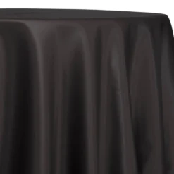 Lamour (Dull) Satin Table Linen in Gray 1665