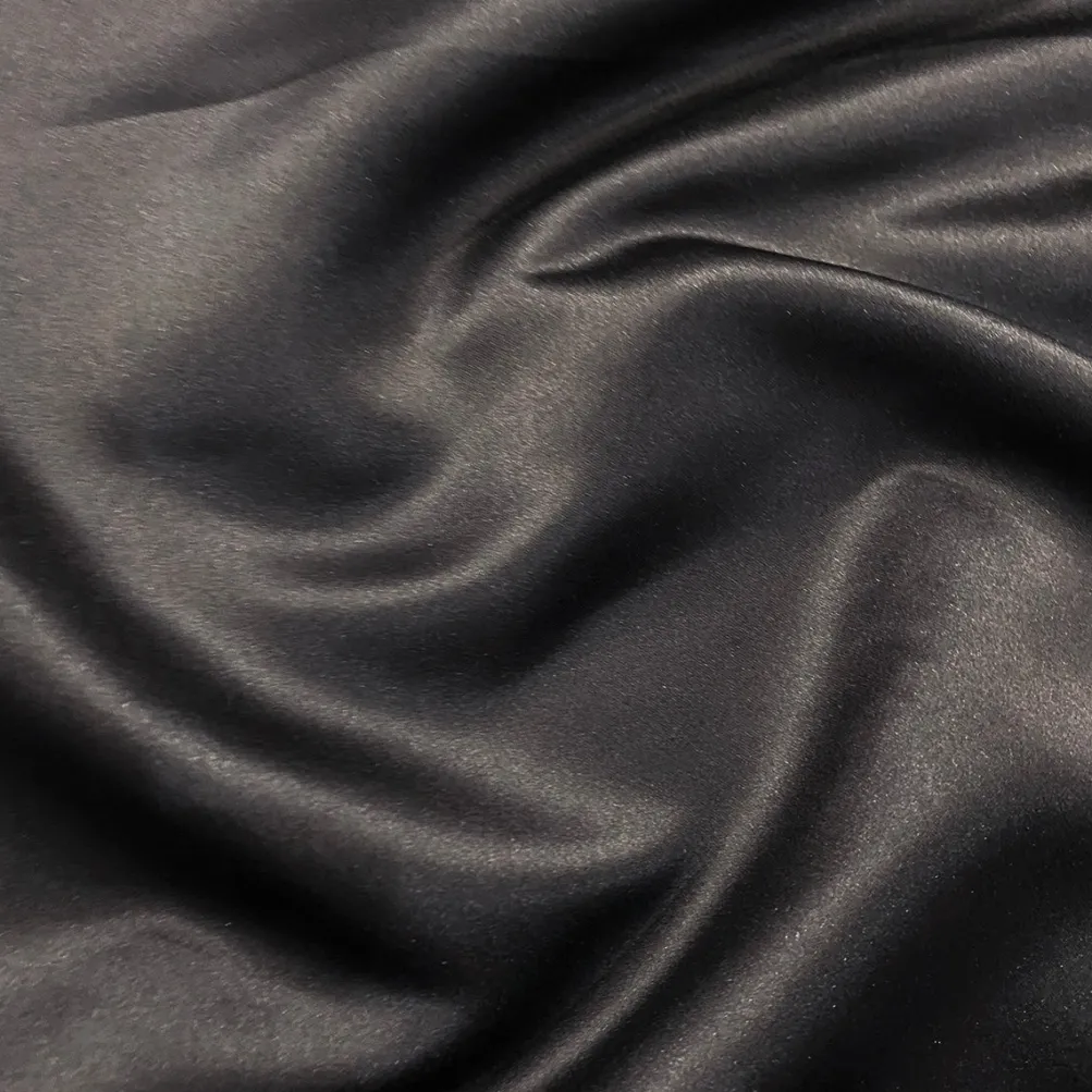 Lamour (Dull) Satin Table Linen in Gray 1665