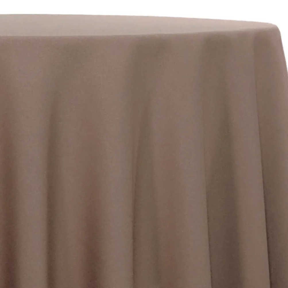 Lamour (Dull) Satin Table Linen in Taupe 1188