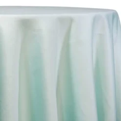 Lamour (Dull) Satin Table Linen in Turquoise 1140