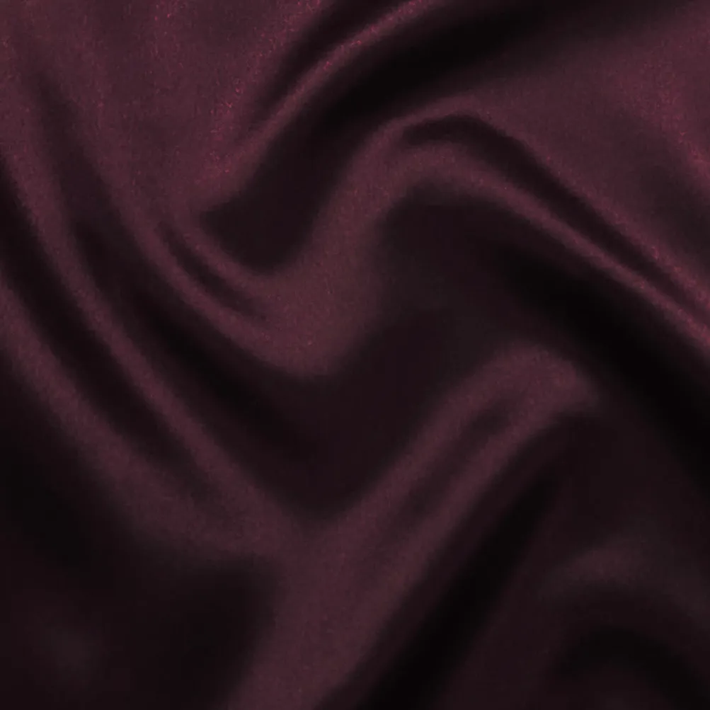 Lamour (Dull) Satin Table Linen in Eggplant 1289