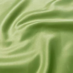 Lamour (Dull) Satin Table Linen in Lime 1296