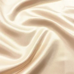 Lamour (Dull) Satin Table Linen in LT Champagne 1441