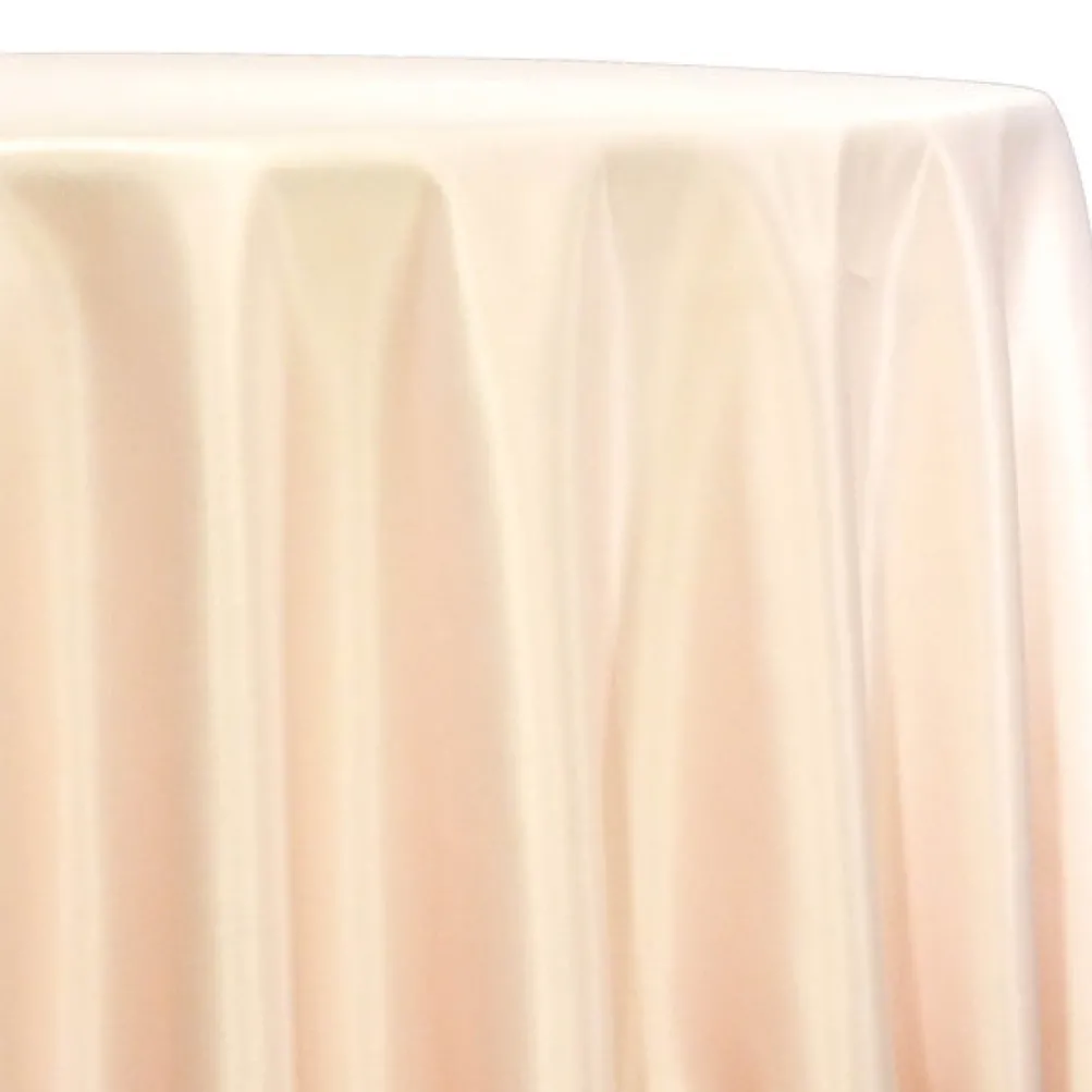 Lamour (Dull) Satin Table Linen in Ivory 1114
