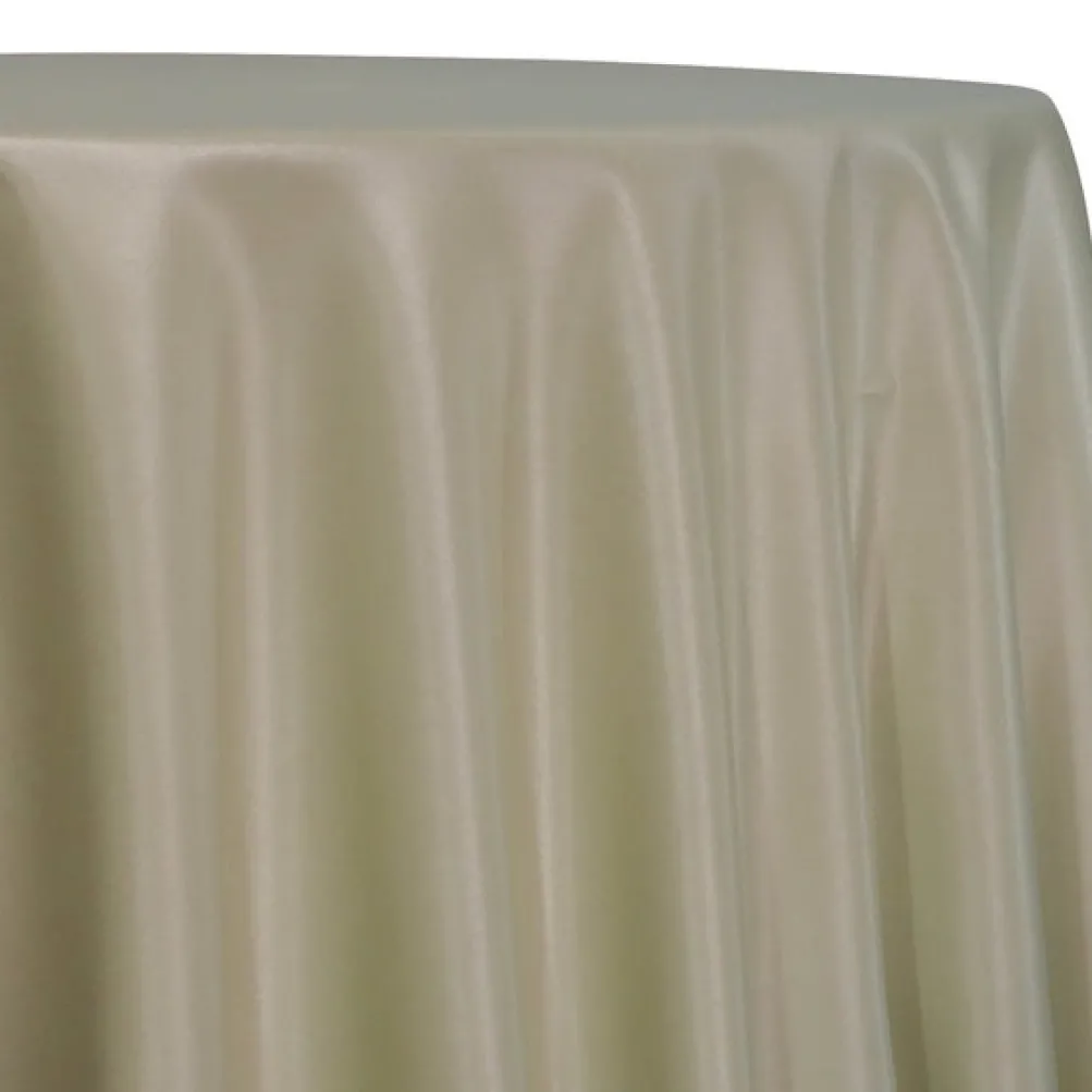 Lamour (Dull) Satin Table Linen in Sage 1154