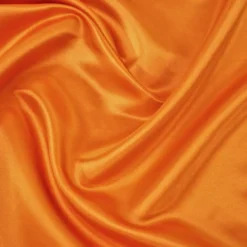 Lamour (Dull) Satin Table Linen in Orange 1405