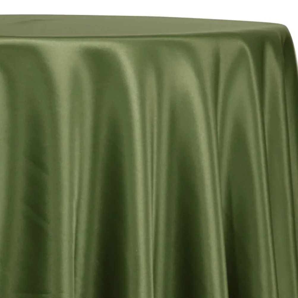 Lamour (Dull) Satin Table Linen in Green As 9957