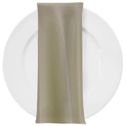 Lamour (Dull) Satin Table Napkin in Sage 1154