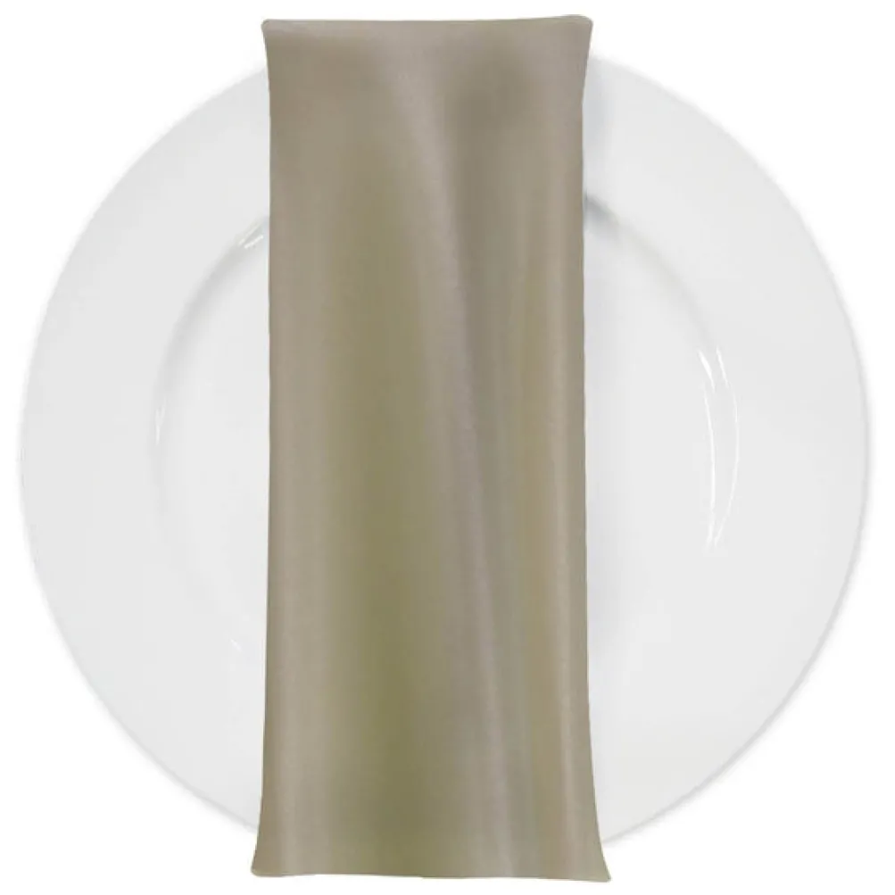 Lamour (Dull) Satin Table Napkin in Sage 1154