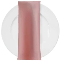 Lamour (Dull) Satin Table Napkin in Dusty Rose 1317