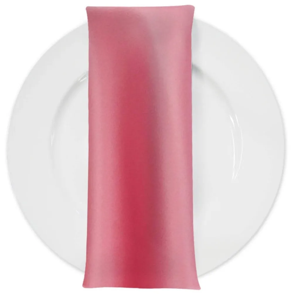 Lamour (Dull) Satin Table Napkin in Bubble Gum 1688