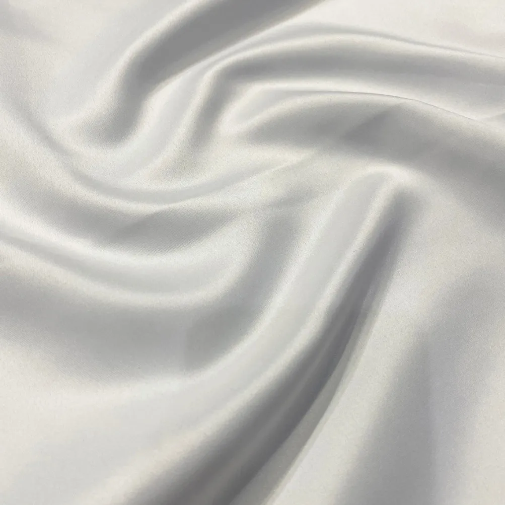 Lamour (Dull) Satin Table Runner in White