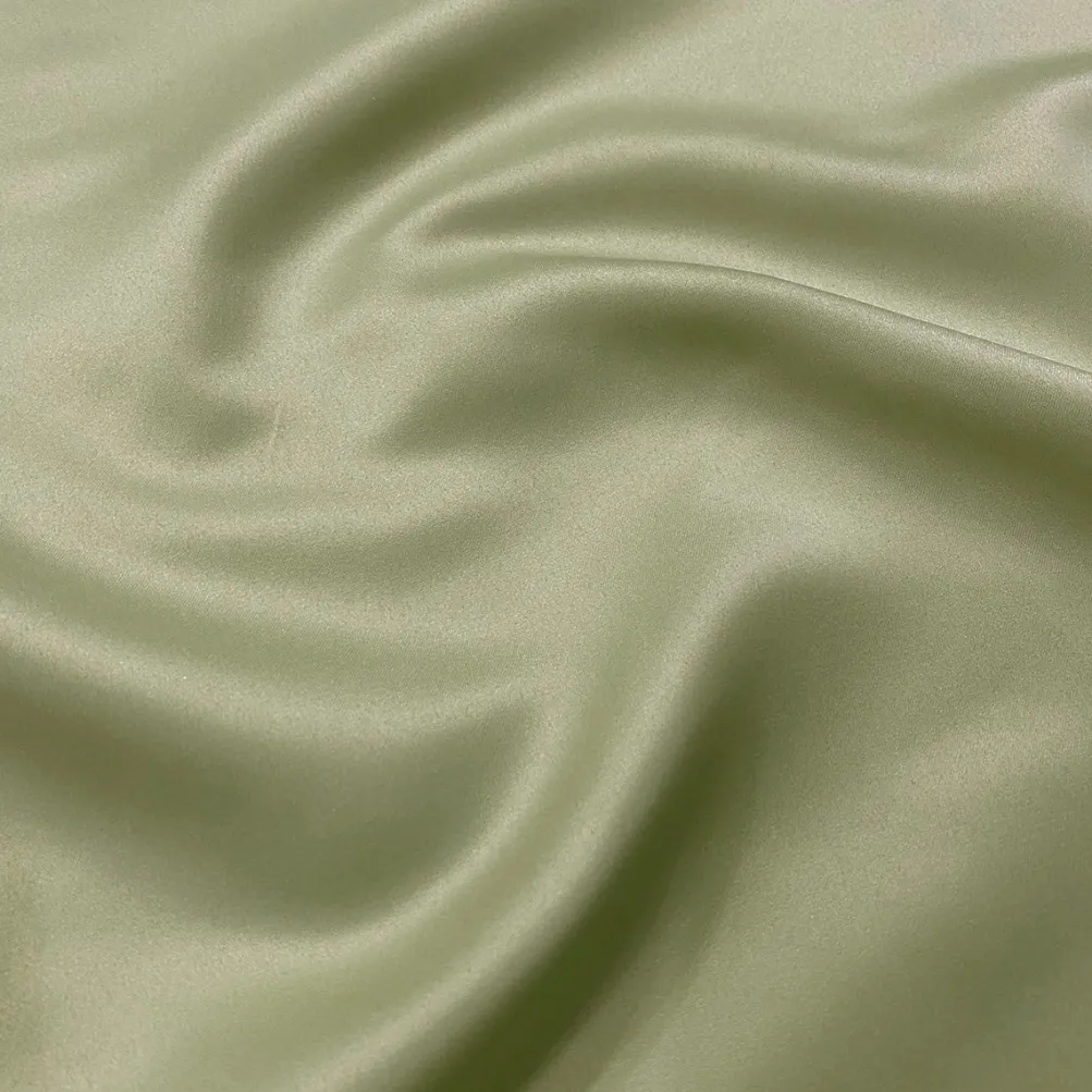 Lamour (Dull) Satin Table Runner in Sage 1154