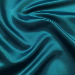 Lamour (Dull) Satin Table Runner in Peacock 6777
