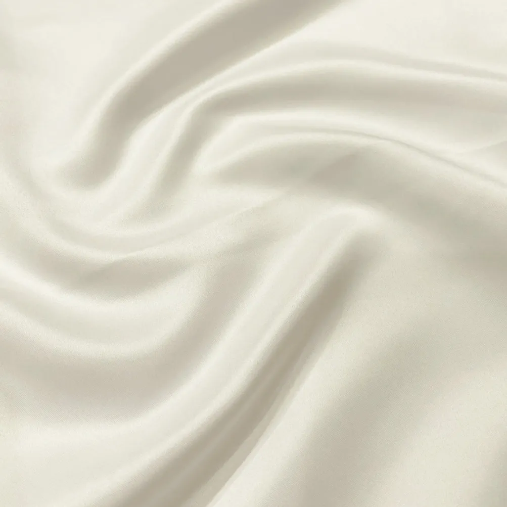 Lamour (Dull) Satin Table Runner in Ivory 1111