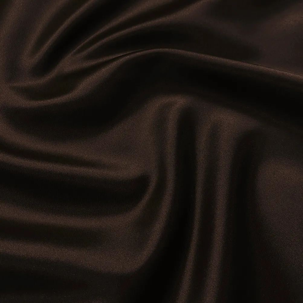 Lamour (Dull) Satin Table Runner in Brown 1266
