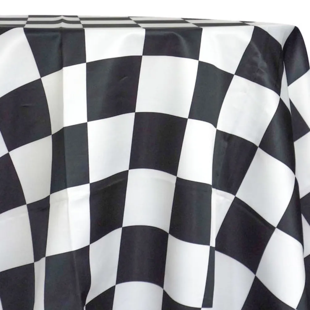 Lamour Prints Table Linen in 4"x4" Checker