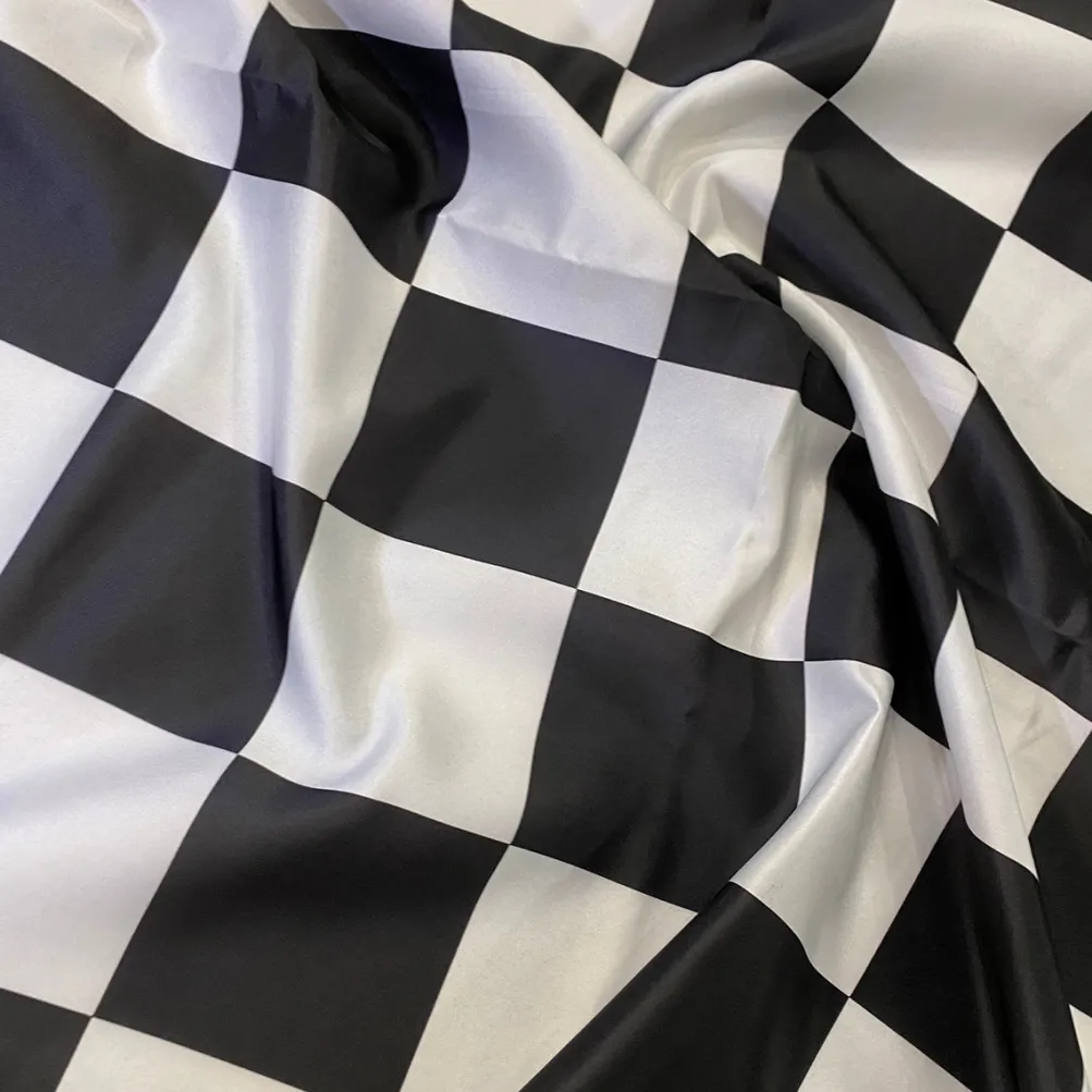 Lamour Prints Table Linen in 4"x4" Checker