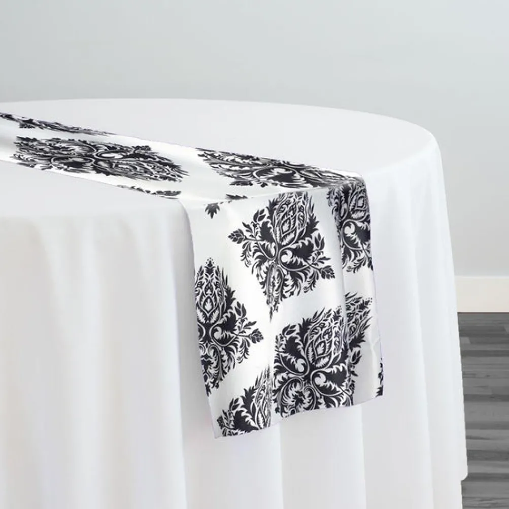 Lamour Prints Table Runner in Classic Damask